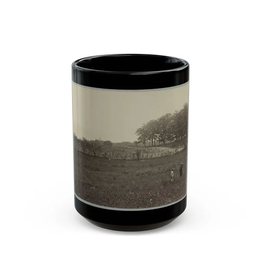 Battle-Field Of Gettysburg. Scene Of General Reynold's Death (U.S. Civil War) Black Coffee Mug-15oz-Go Mug Yourself