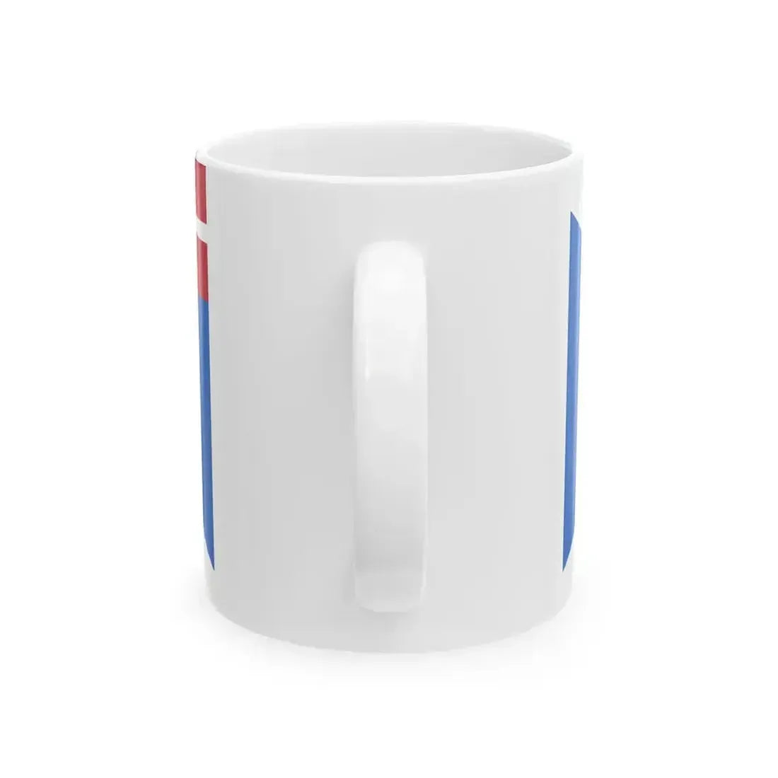 Battle flag of Scots fighting for Denmark 17th century (Denmark) White Coffee Mug - Go Mug Yourself