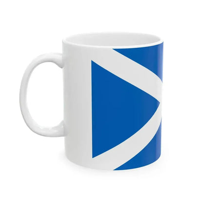 Battle flag of Scots fighting for Denmark 17th century (Denmark) White Coffee Mug - Go Mug Yourself