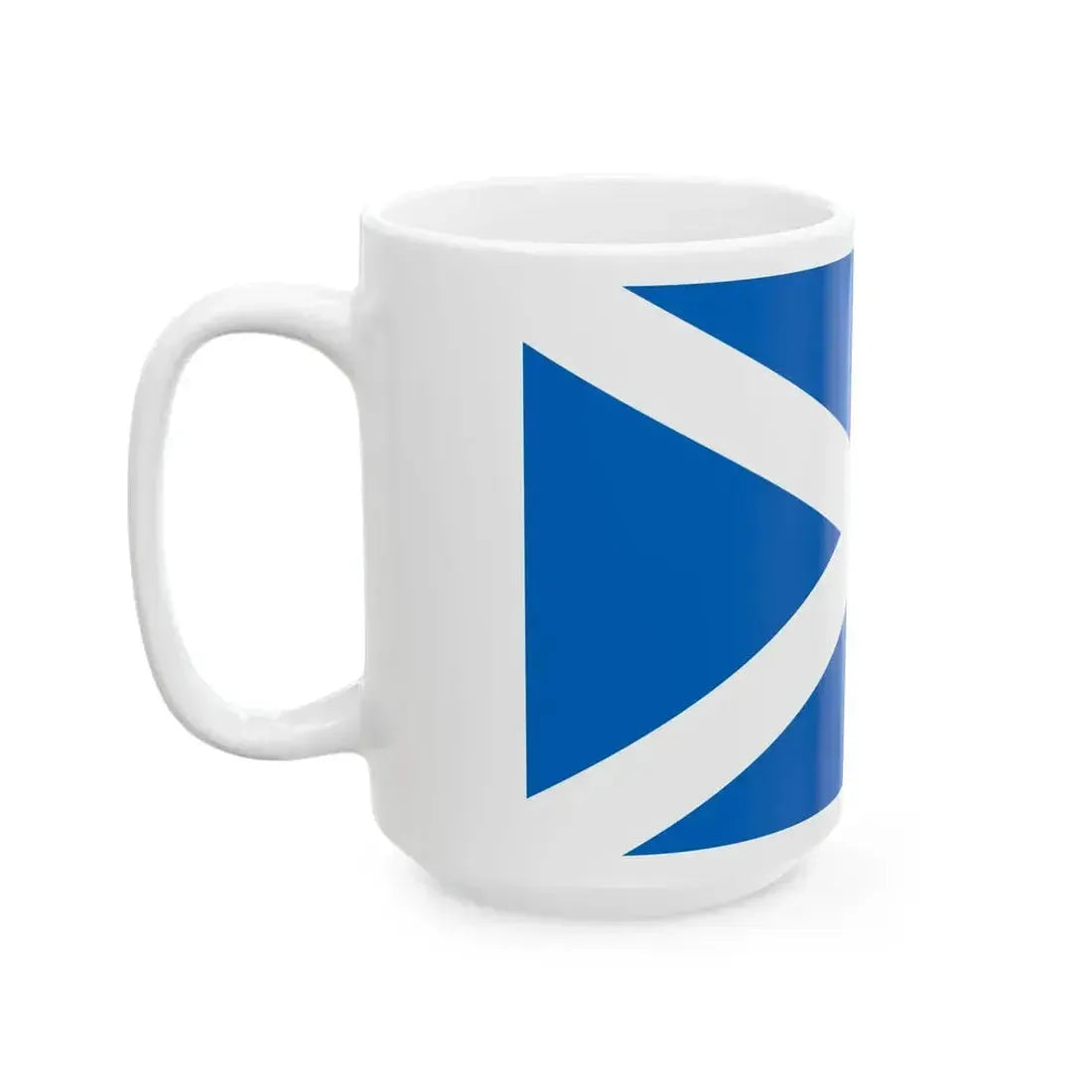 Battle flag of Scots fighting for Denmark 17th century (Denmark) White Coffee Mug - Go Mug Yourself