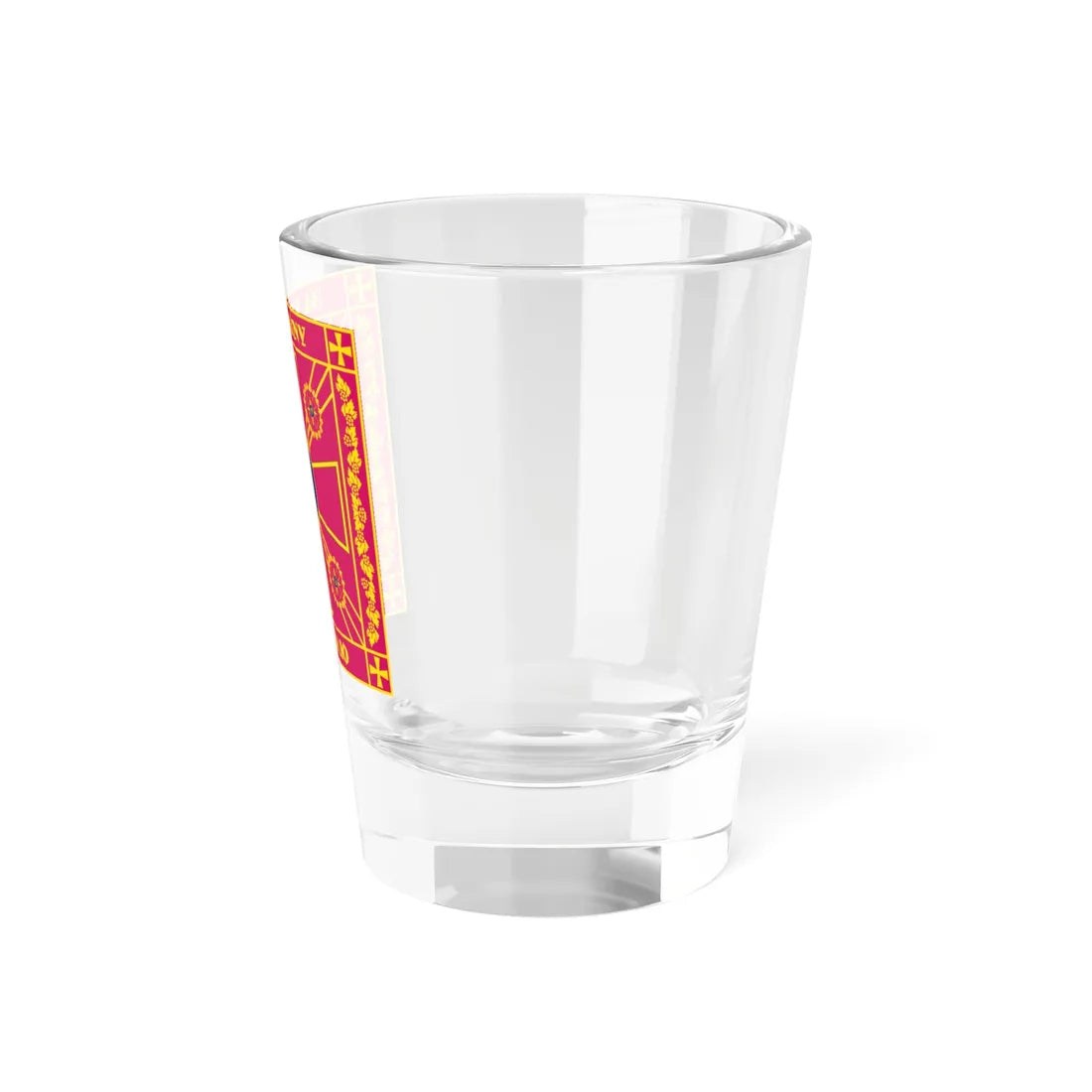 Battle flag of the military unit of the Armed Forces of Ukraine Obverse (Ukraine) Shot Glass 1.5oz - Go Mug Yourself