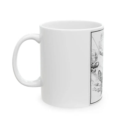Battle Illustration - White Coffee Mug - Go Mug Yourself
