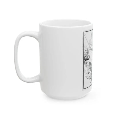 Battle Illustration - White Coffee Mug - Go Mug Yourself