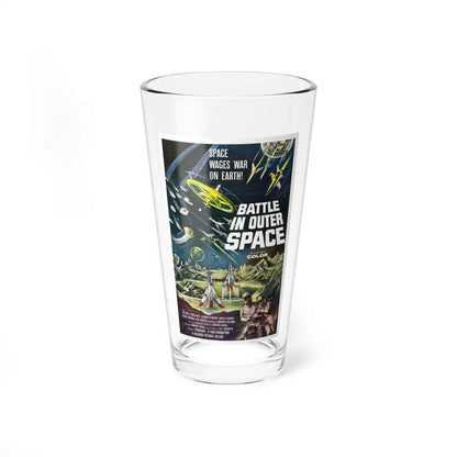 BATTLE IN OUTER SPACE 1959 Movie Poster - Pint Glass 16oz-16oz-Go Mug Yourself