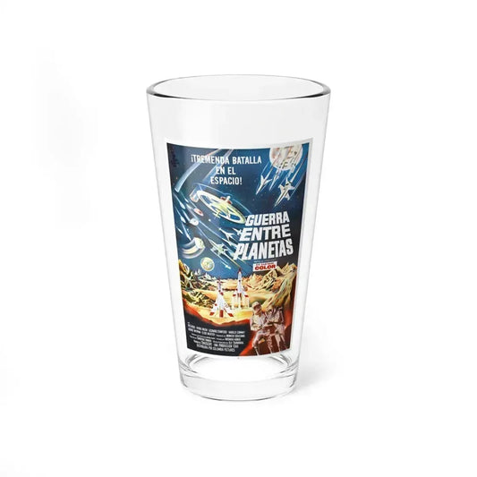 BATTLE IN OUTER SPACE (FRENCH) 1959 Movie Poster - Pint Glass 16oz 16oz - Go Mug Yourself