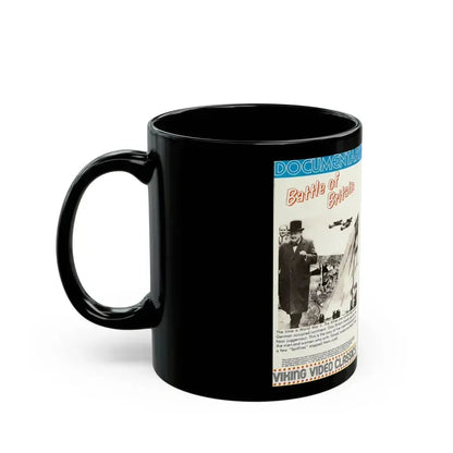 BATTLE OF BRITAIN (VHS COVER) - Black Coffee Mug - Go Mug Yourself