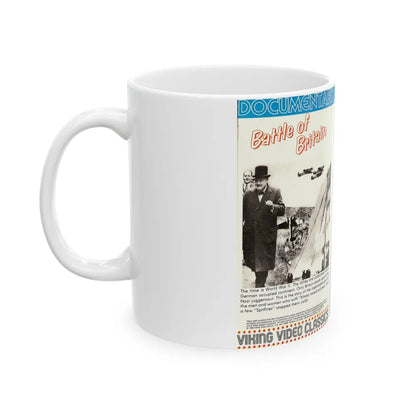 BATTLE OF BRITAIN (VHS COVER) - White Coffee Mug-Go Mug Yourself