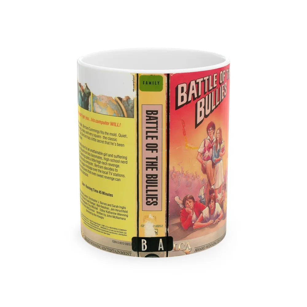 BATTLE OF THE BULLIES (VHS COVER) - White Coffee Mug-11oz-Go Mug Yourself