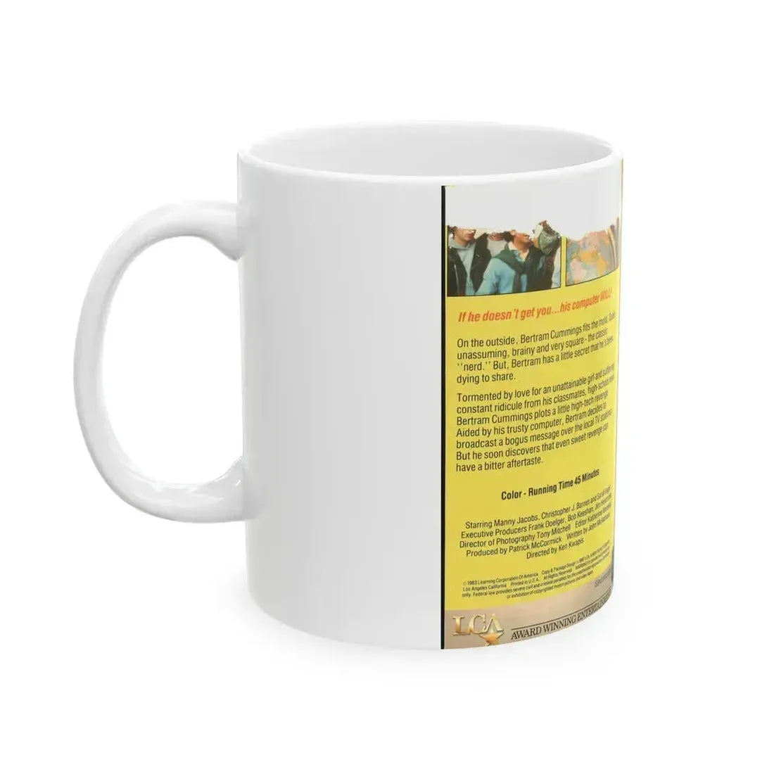 BATTLE OF THE BULLIES (VHS COVER) - White Coffee Mug - Go Mug Yourself