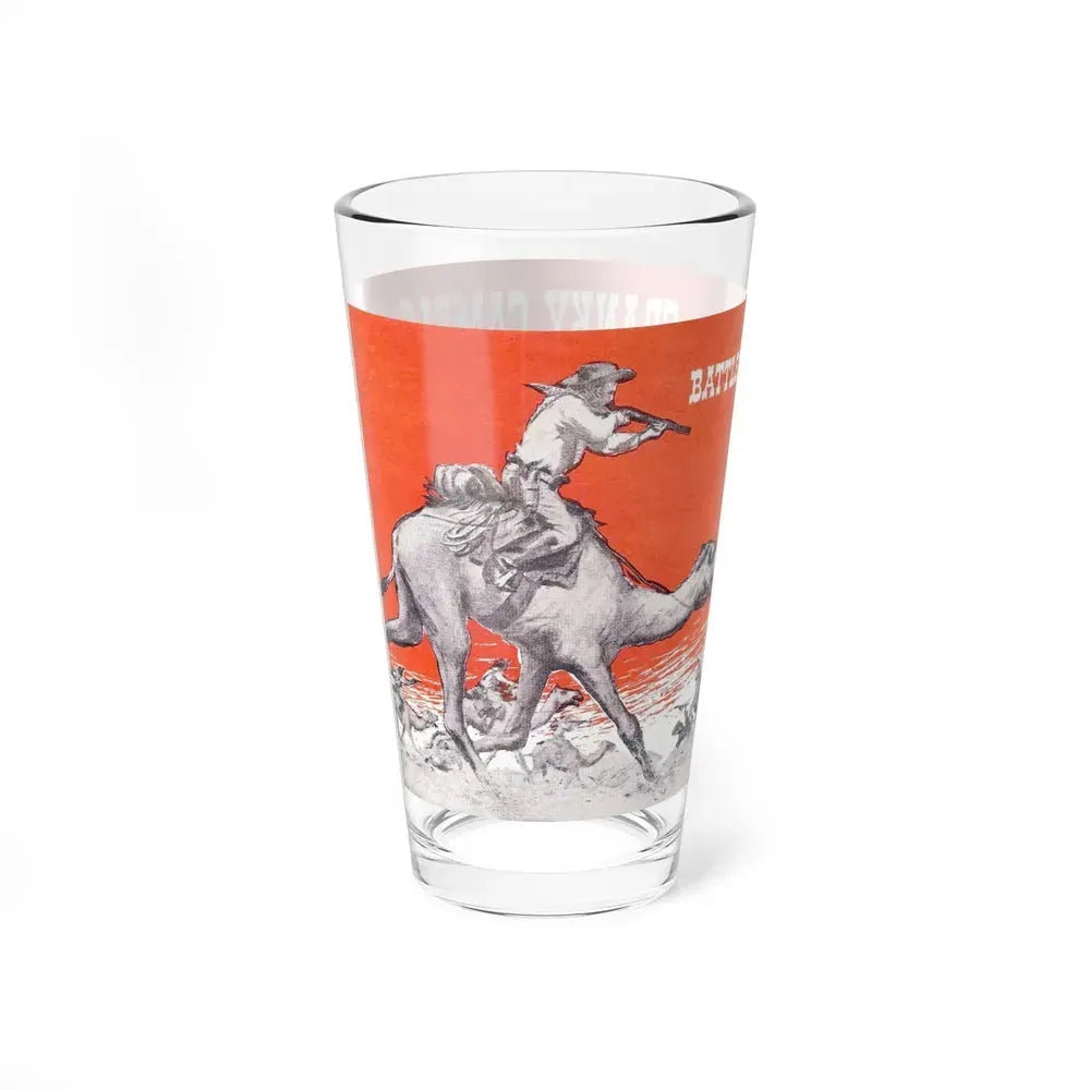 Battle Of The Cranky Camels, Adam magazine, August 1955 (Magazine Illustration) Pint Glass 16oz - Go Mug Yourself