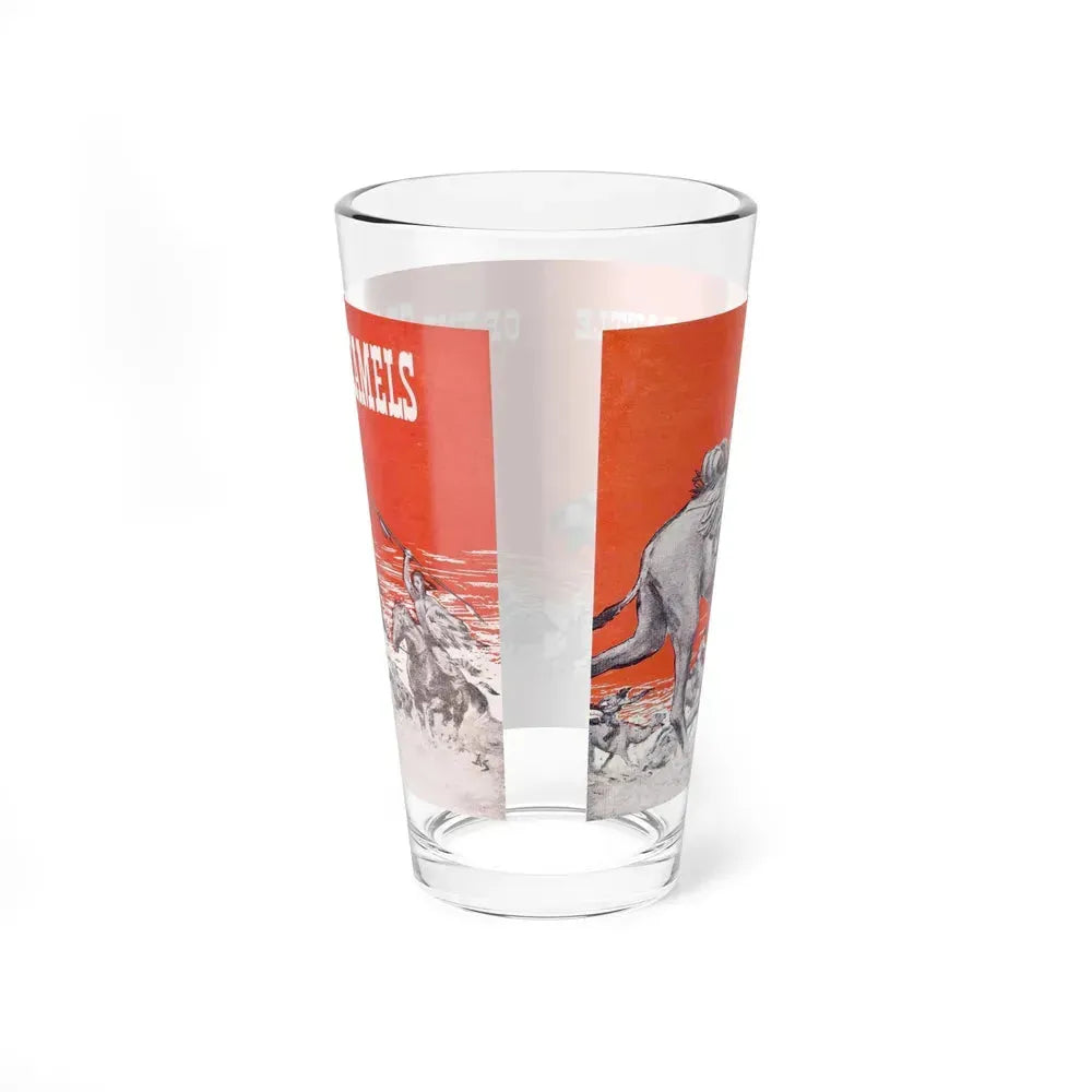 Battle Of The Cranky Camels, Adam magazine, August 1955 (Magazine Illustration) Pint Glass 16oz - Go Mug Yourself