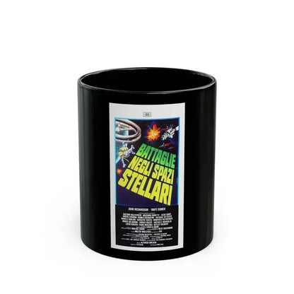 BATTLE OF THE STARS (ITALIAN) Movie Poster - Black Coffee Mug 11oz - Go Mug Yourself