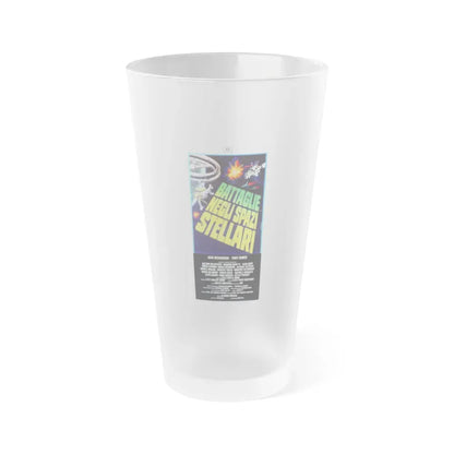 BATTLE OF THE STARS (ITALIAN) Movie Poster - Frosted Pint Glass 16oz Default Title - Go Mug Yourself