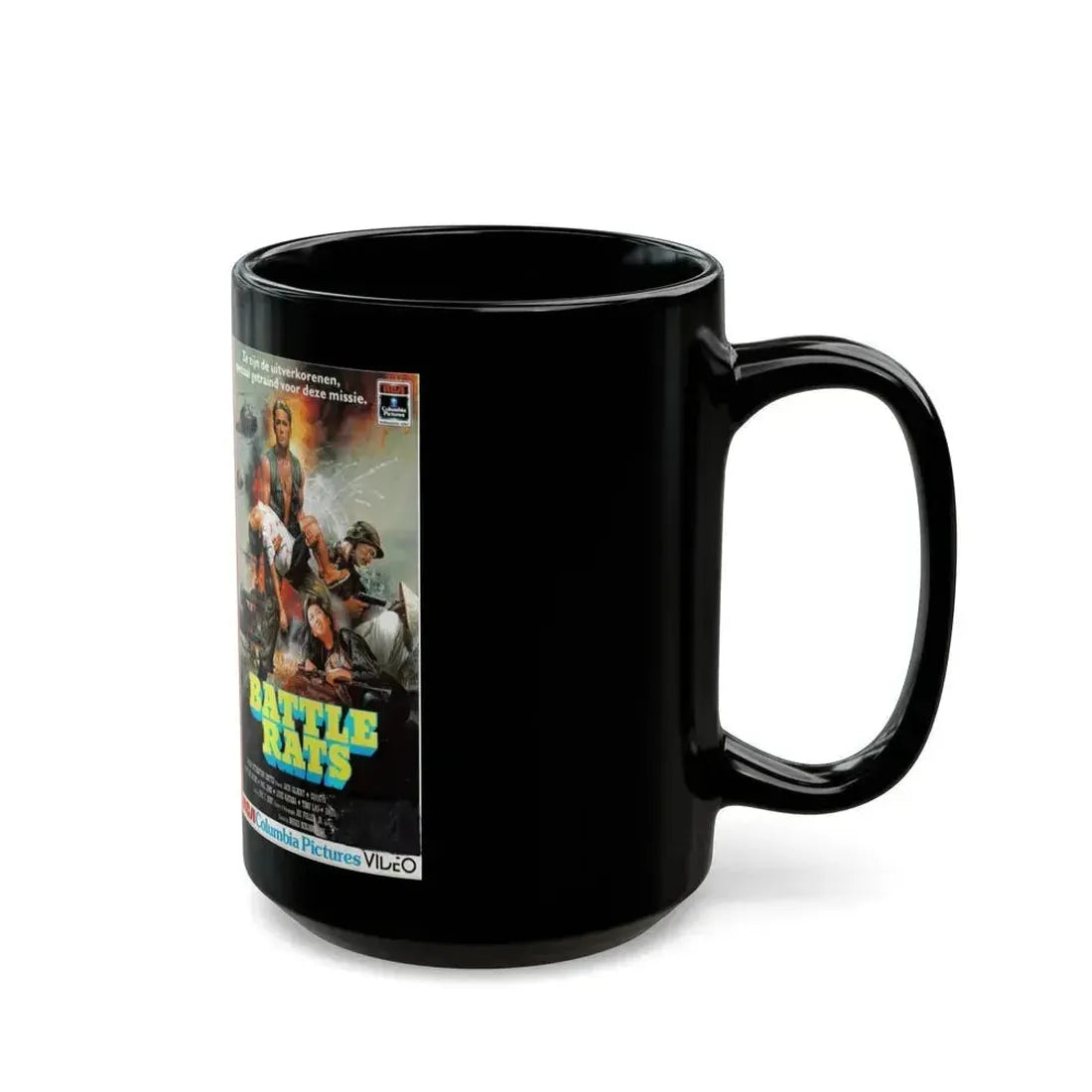BATTLE RATS (VHS COVER) - Black Coffee Mug - Go Mug Yourself
