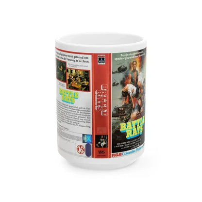 BATTLE RATS (VHS COVER) - White Coffee Mug 15oz - Go Mug Yourself