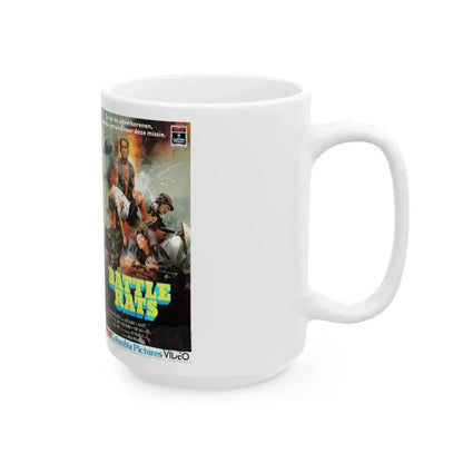 BATTLE RATS (VHS COVER) - White Coffee Mug - Go Mug Yourself