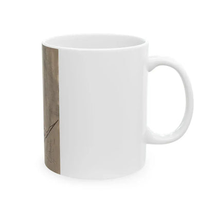 Battle Scene Illustration (Hearst, c. 1960s) - White Coffee Mug - Go Mug Yourself