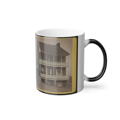 Battlefield Hotel, the Outer Post of Sharp Shooters (U.S. Civil War) Color Changing Coffee Mug 11oz - Go Mug Yourself