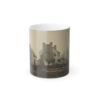 Battlefield of Bull Run, Lewis' House (U.S. Civil War) Color Changing Coffee Mug 11oz Default Title 11oz - Go Mug Yourself
