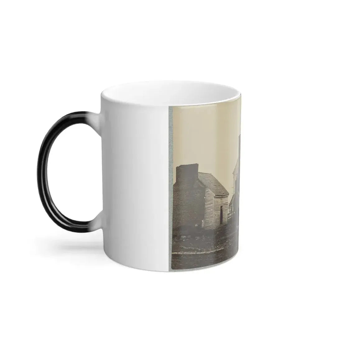 Battlefield of Bull Run, Lewis' House (U.S. Civil War) Color Changing Coffee Mug 11oz - Go Mug Yourself