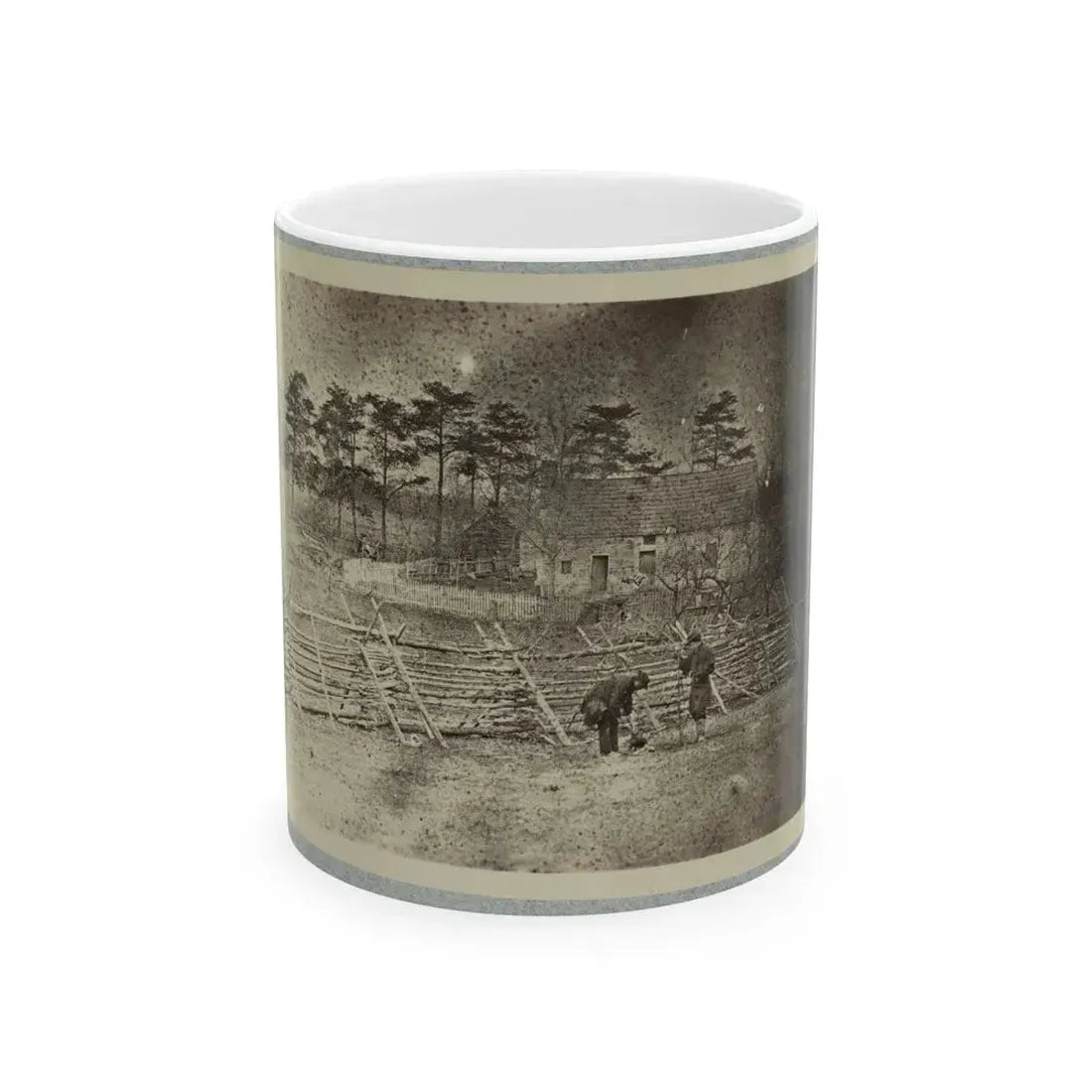 Battlefield Of Bull Run, Matthew's House (U.S. Civil War) White Coffee Mug 11oz - Go Mug Yourself
