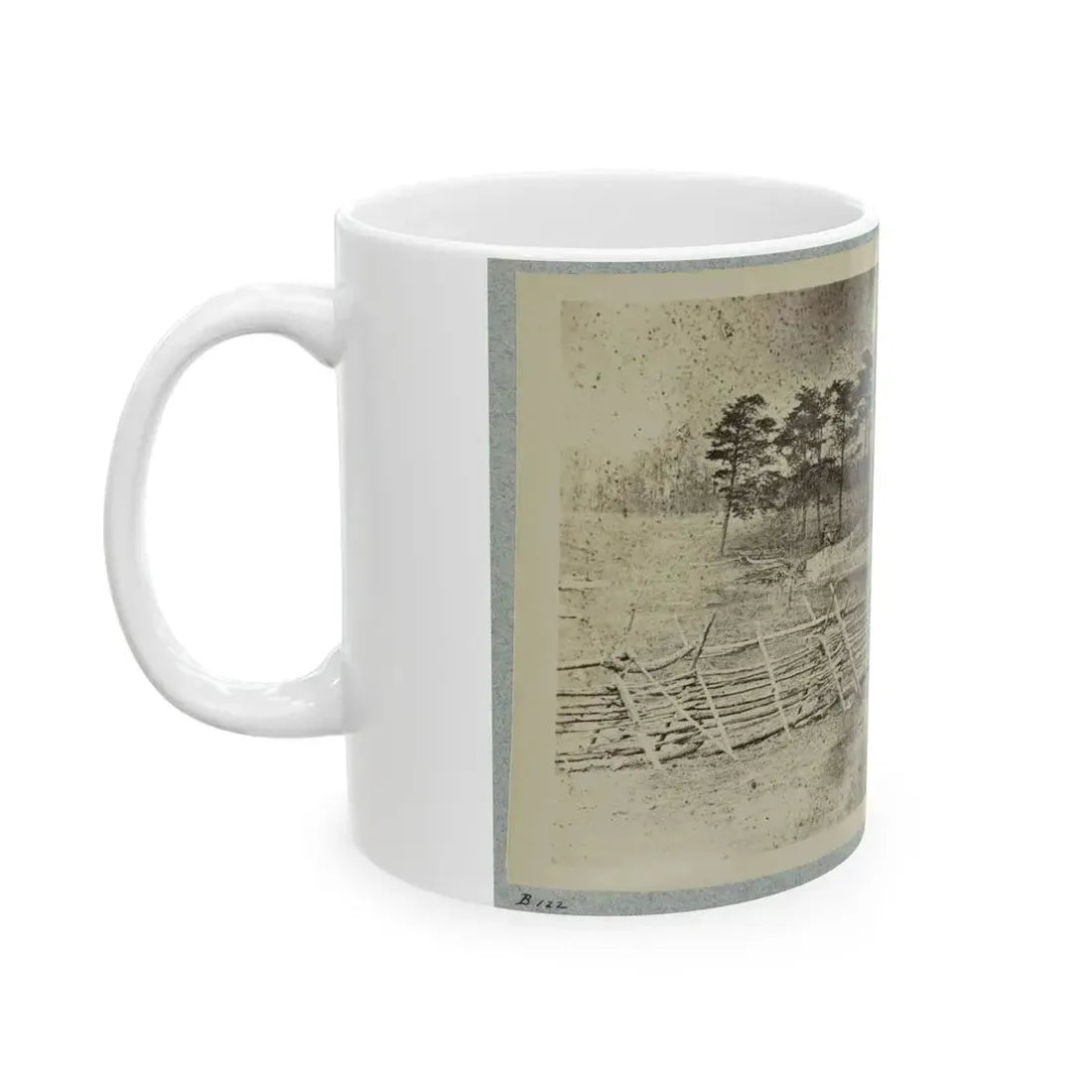 Battlefield Of Bull Run, Matthew's House (U.S. Civil War) White Coffee Mug - Go Mug Yourself