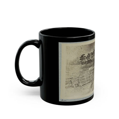 Battlefield Of Bull Run, Matthew's House (U.S. Civil War) Black Coffee Mug-Go Mug Yourself