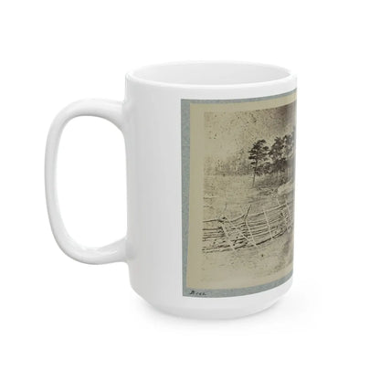 Battlefield Of Bull Run, Matthew's House (U.S. Civil War) White Coffee Mug-Go Mug Yourself