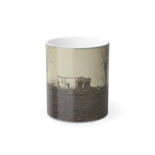 Battlefield of Bull Run, Ruins of Henry House (U.S. Civil War) Color Changing Coffee Mug 11oz Default Title 11oz - Go Mug Yourself