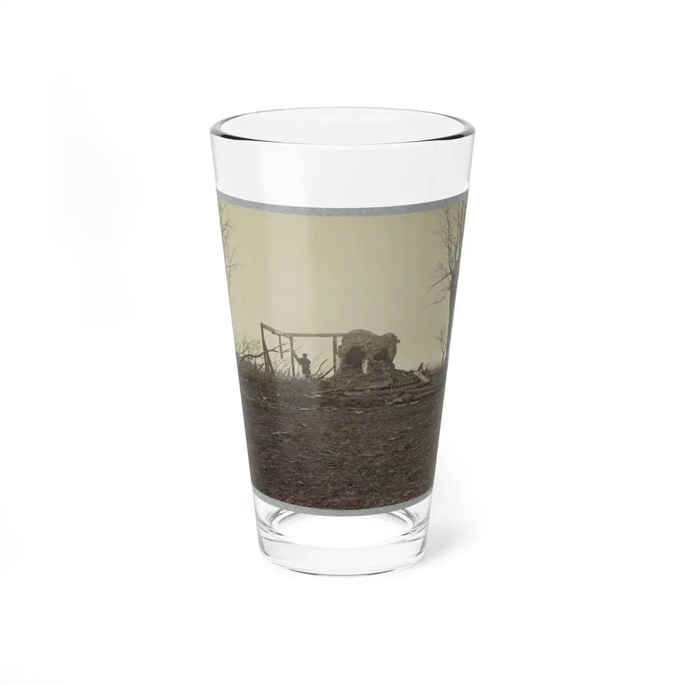 Battlefield Of Bull Run, Ruins Of Henry House (U.S. Civil War) Pint Glass 16oz 16oz - Go Mug Yourself