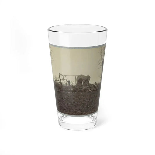 Battlefield Of Bull Run, Ruins Of Henry House (U.S. Civil War) Pint Glass 16oz 16oz - Go Mug Yourself