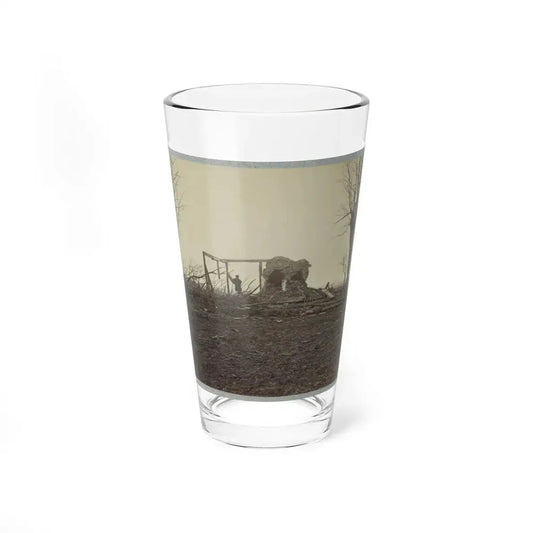 Battlefield Of Bull Run, Ruins Of Henry House (U.S. Civil War) Pint Glass 16oz 16oz - Go Mug Yourself