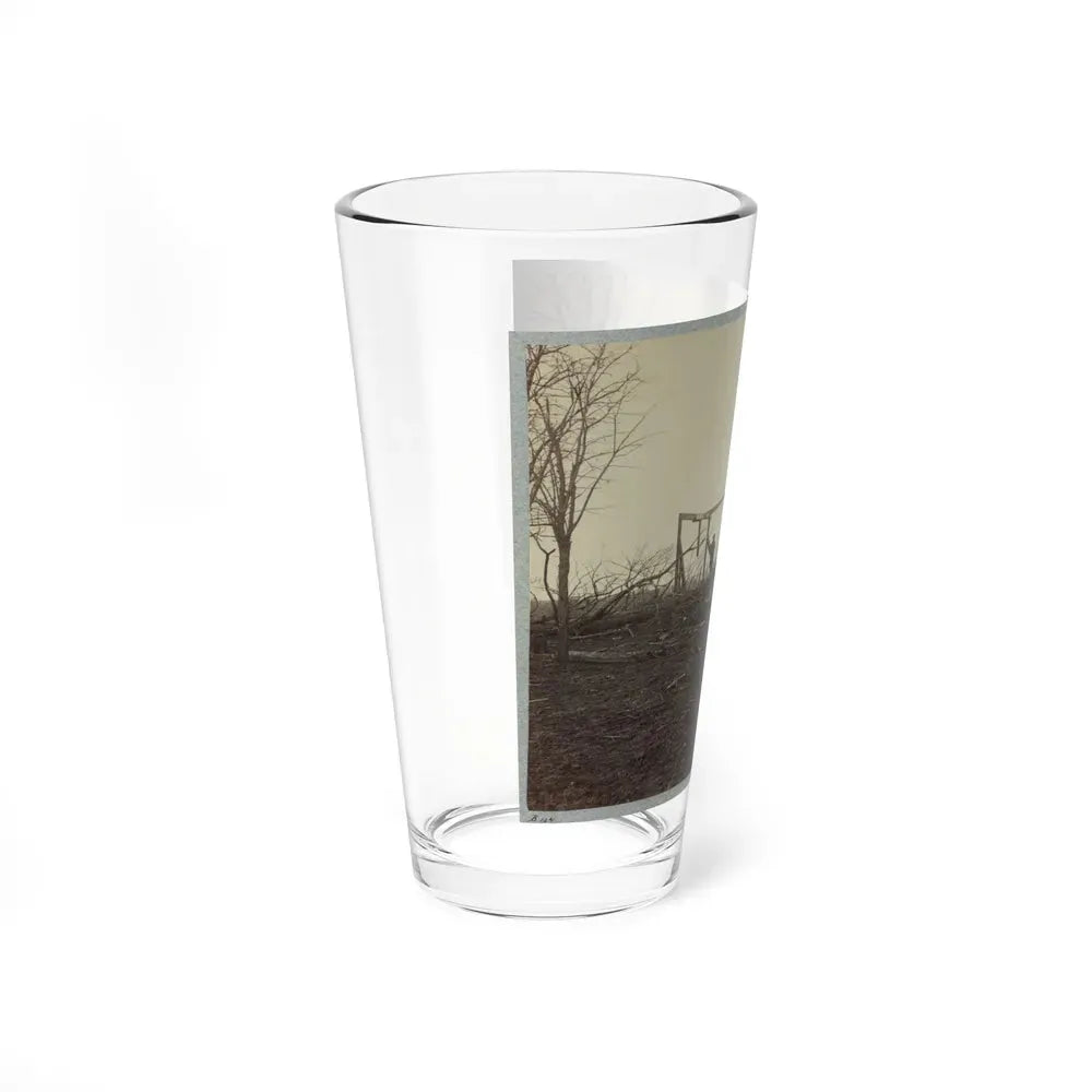 Battlefield Of Bull Run, Ruins Of Henry House (U.S. Civil War) Pint Glass 16oz - Go Mug Yourself