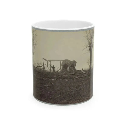 Battlefield Of Bull Run, Ruins Of Henry House (U.S. Civil War) White Coffee Mug 11oz - Go Mug Yourself