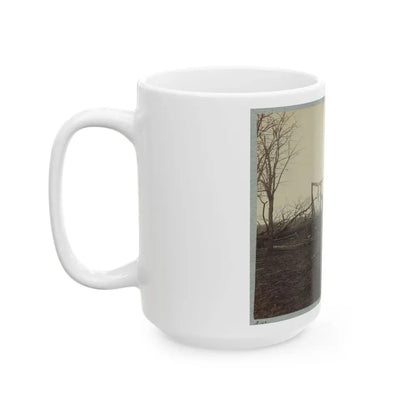 Battlefield Of Bull Run, Ruins Of Henry House (U.S. Civil War) White Coffee Mug - Go Mug Yourself