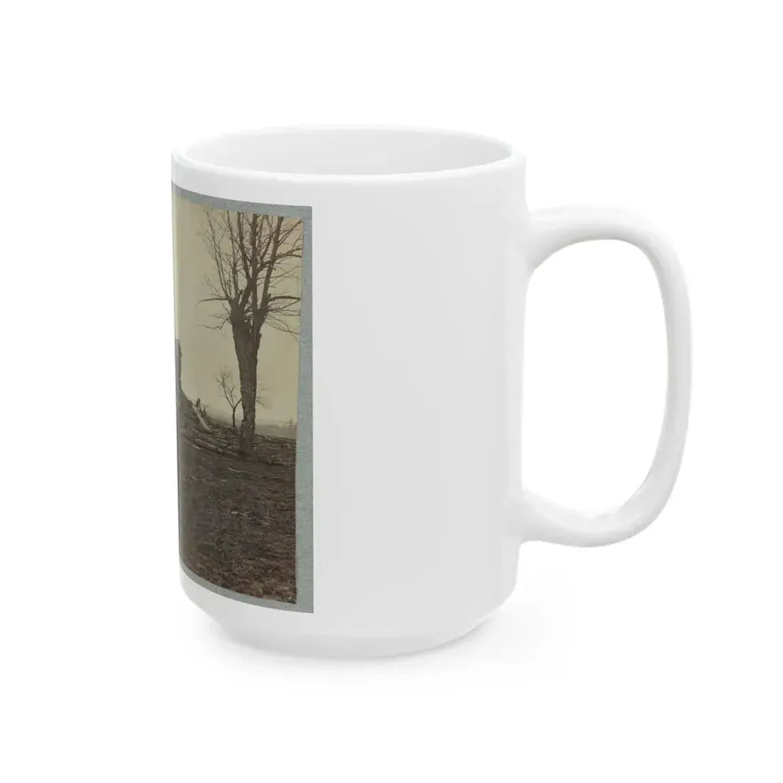 Battlefield Of Bull Run, Ruins Of Henry House (U.S. Civil War) White Coffee Mug - Go Mug Yourself