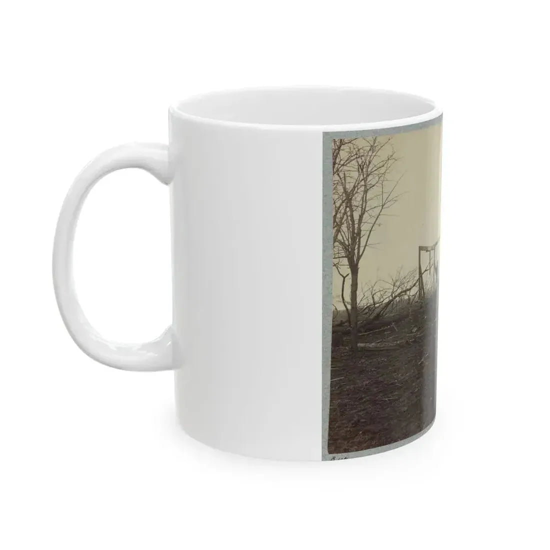 Battlefield Of Bull Run, Ruins Of Henry House (U.S. Civil War) White Coffee Mug - Go Mug Yourself