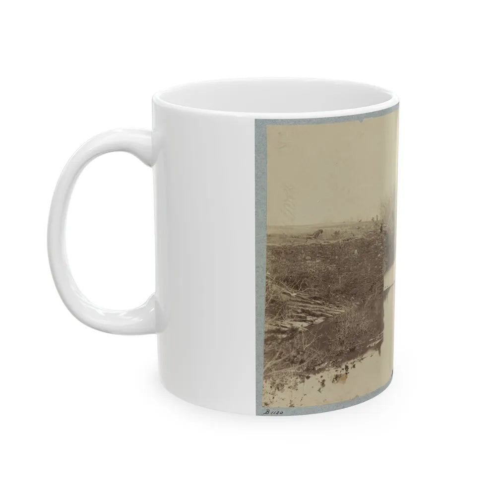 Battlefield Of Bull Run, Ruins Of The Stone Bridge 001 (U.S. Civil War) White Coffee Mug-Go Mug Yourself