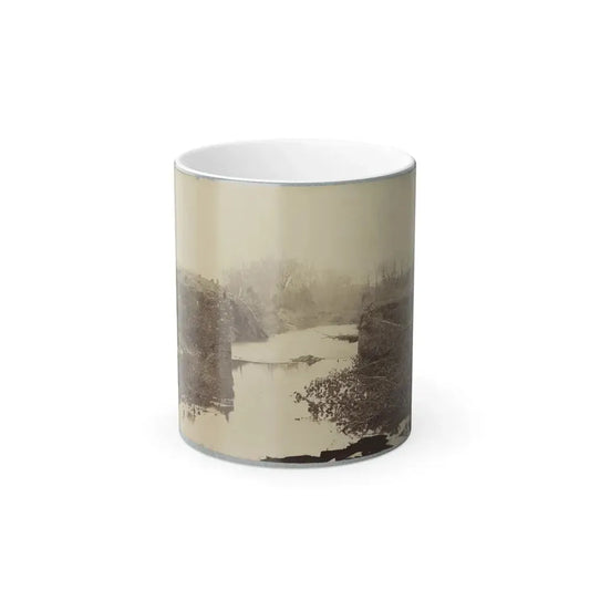 Battlefield of Bull Run, Ruins of the Stone Bridge 001 (U.S. Civil War) Color Changing Coffee Mug 11oz Default Title 11oz - Go Mug Yourself