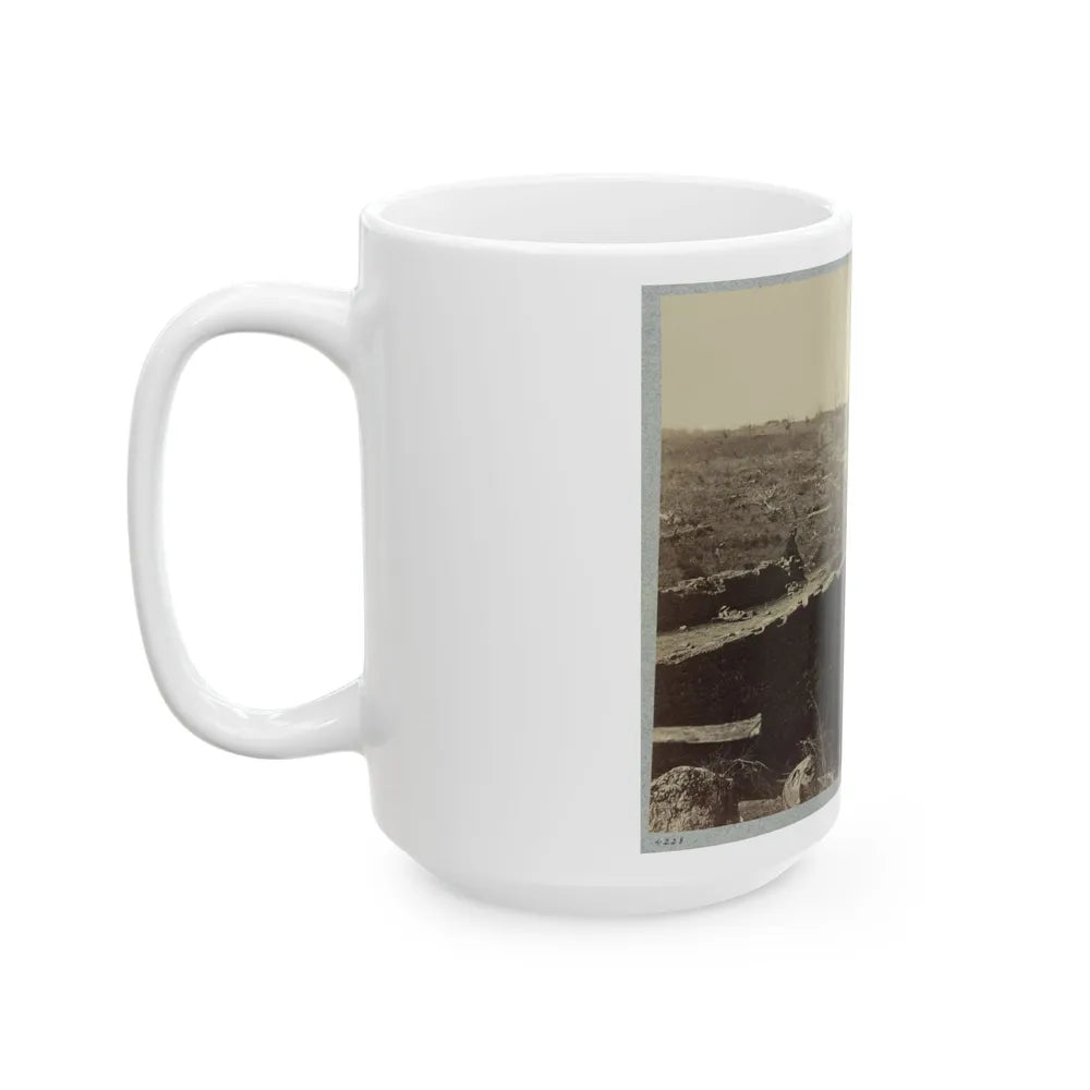 Battlefield Of Bull Run, Ruins Of The Stone Bridge (U.S. Civil War) White Coffee Mug-Go Mug Yourself