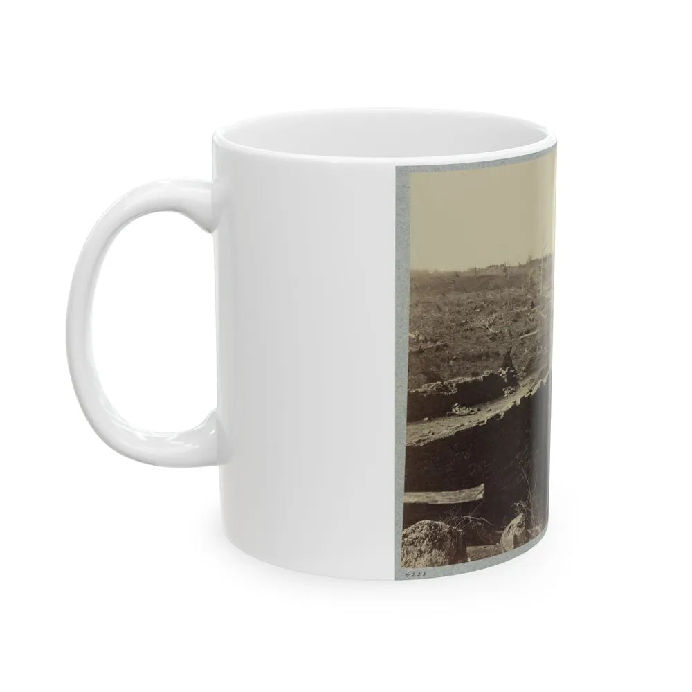 Battlefield Of Bull Run, Ruins Of The Stone Bridge (U.S. Civil War) White Coffee Mug-Go Mug Yourself