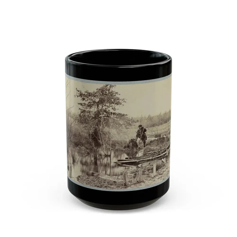 Battlefield Of Bull Run. Soldiers' Graves (U.S. Civil War) Black Coffee Mug 15oz - Go Mug Yourself