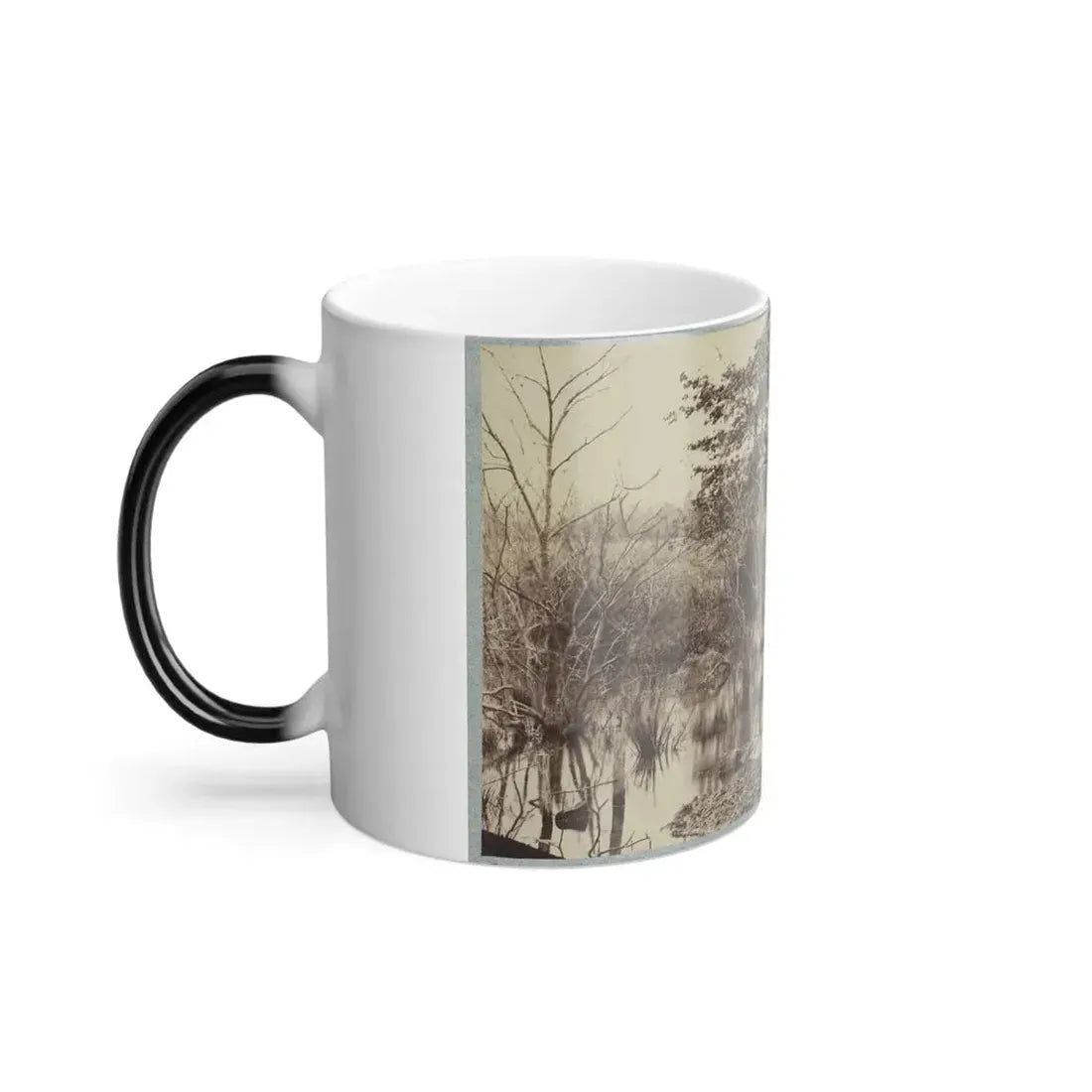 Battlefield of Bull Run. Soldiers' Graves (U.S. Civil War) Color Changing Coffee Mug 11oz - Go Mug Yourself