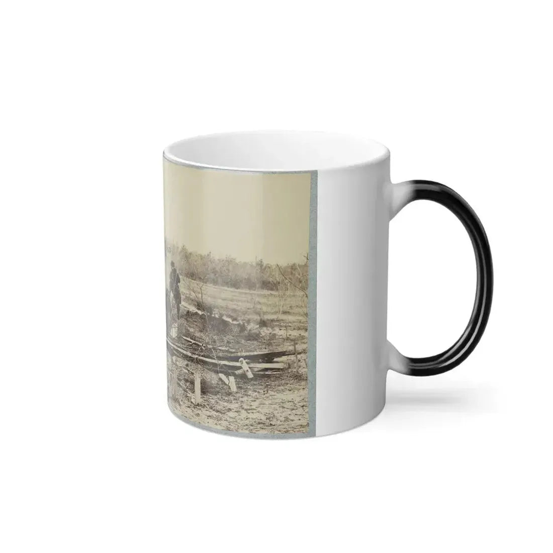Battlefield of Bull Run. Soldiers' Graves (U.S. Civil War) Color Changing Coffee Mug 11oz - Go Mug Yourself