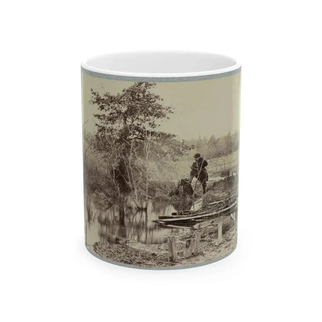 Battlefield Of Bull Run. Soldiers' Graves (U.S. Civil War) White Coffee Mug 11oz - Go Mug Yourself