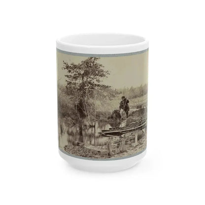 Battlefield Of Bull Run. Soldiers' Graves (U.S. Civil War) White Coffee Mug 15oz - Go Mug Yourself