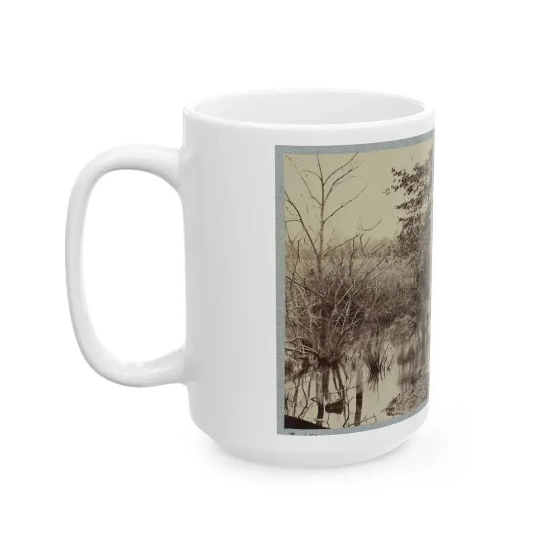 Battlefield Of Bull Run. Soldiers' Graves (U.S. Civil War) White Coffee Mug - Go Mug Yourself