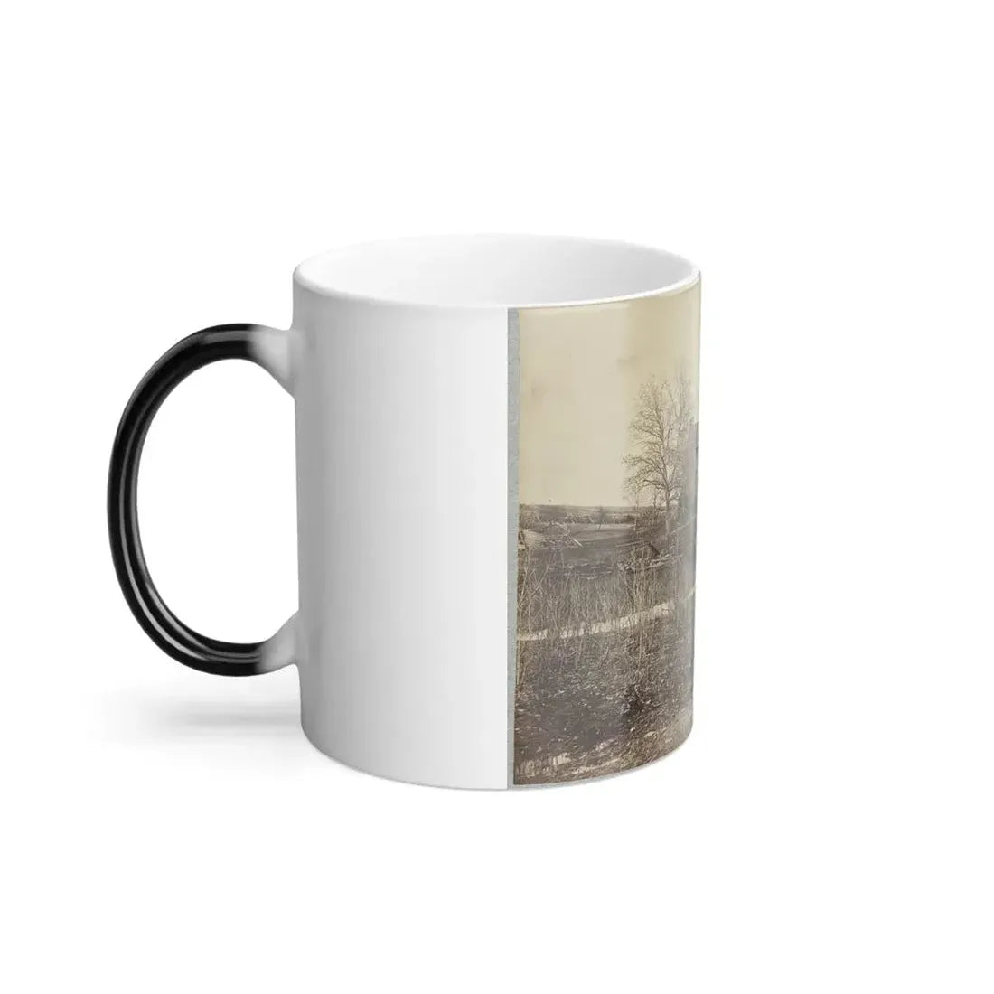 Battlefield of Bull Run. Stone House on Warrenton Pike(2) (U.S. Civil War) Color Changing Coffee Mug 11oz - Go Mug Yourself