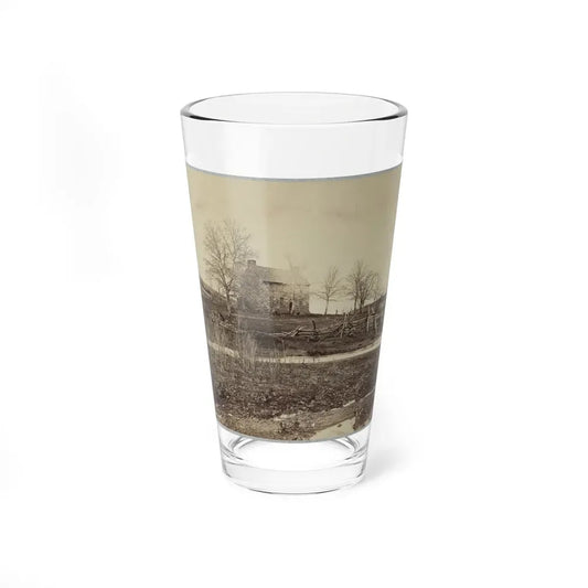 Battlefield Of Bull Run. Stone House On Warrenton Pike(2) (U.S. Civil War) Pint Glass 16oz 16oz - Go Mug Yourself