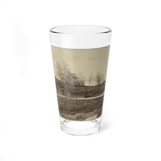 Battlefield Of Bull Run. Stone House On Warrenton Pike(2) (U.S. Civil War) Pint Glass 16oz 16oz - Go Mug Yourself